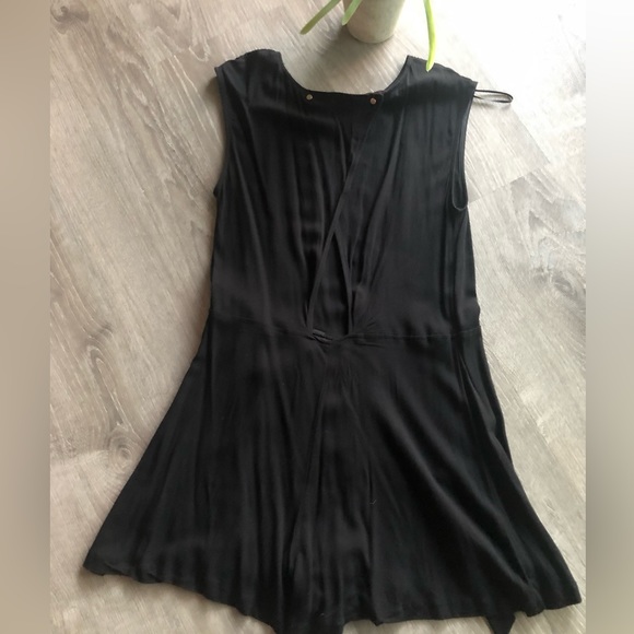 Zara Basic Collection Romper Black Color. - Picture 2 of 9
